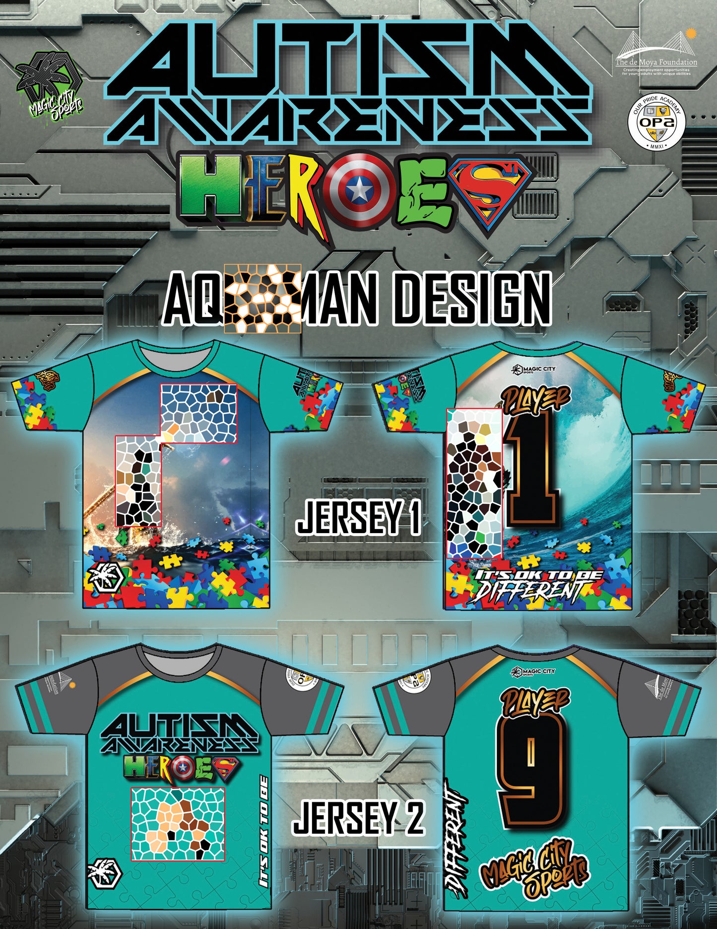 Autism Heroes - Design 1 (AQM)