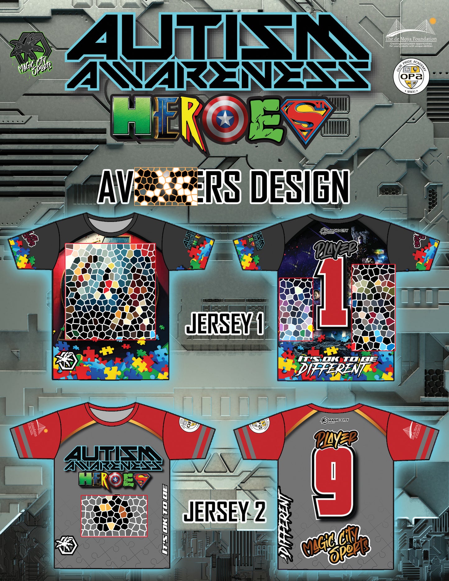Autism Heroes - Design 2 (AVG)