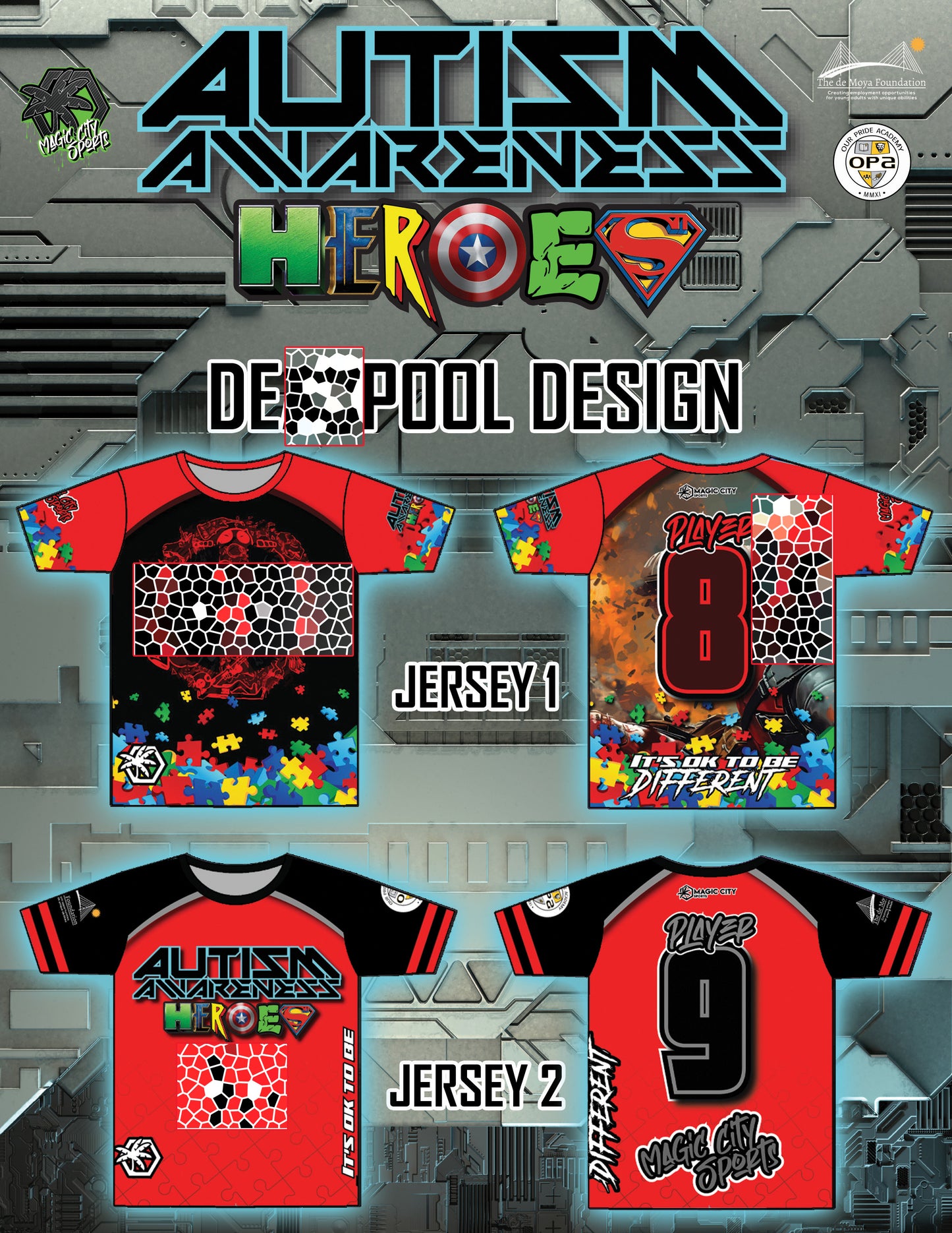 Autism Heroes - Design 8 (DED)