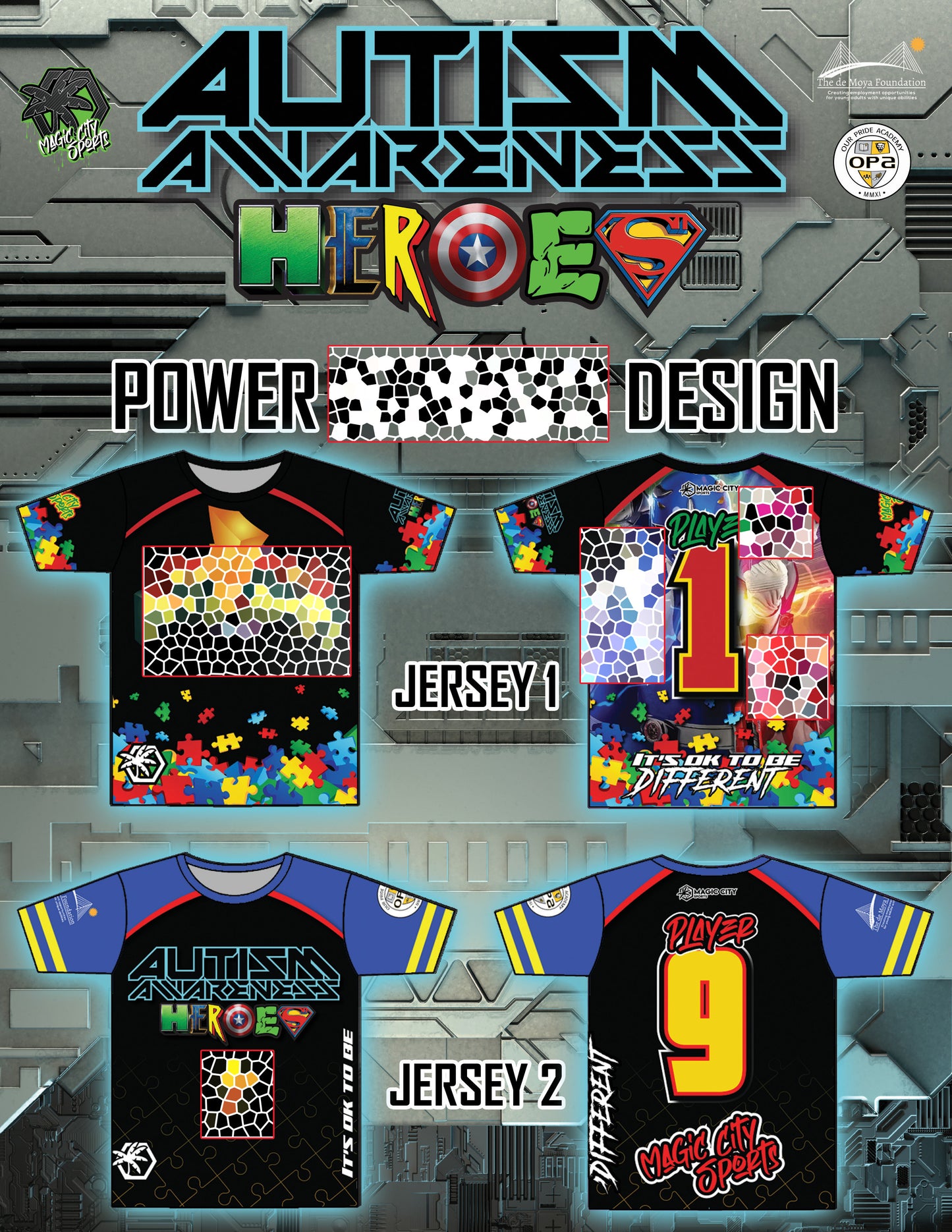 Autism Heroes - Design 16 (PWR)