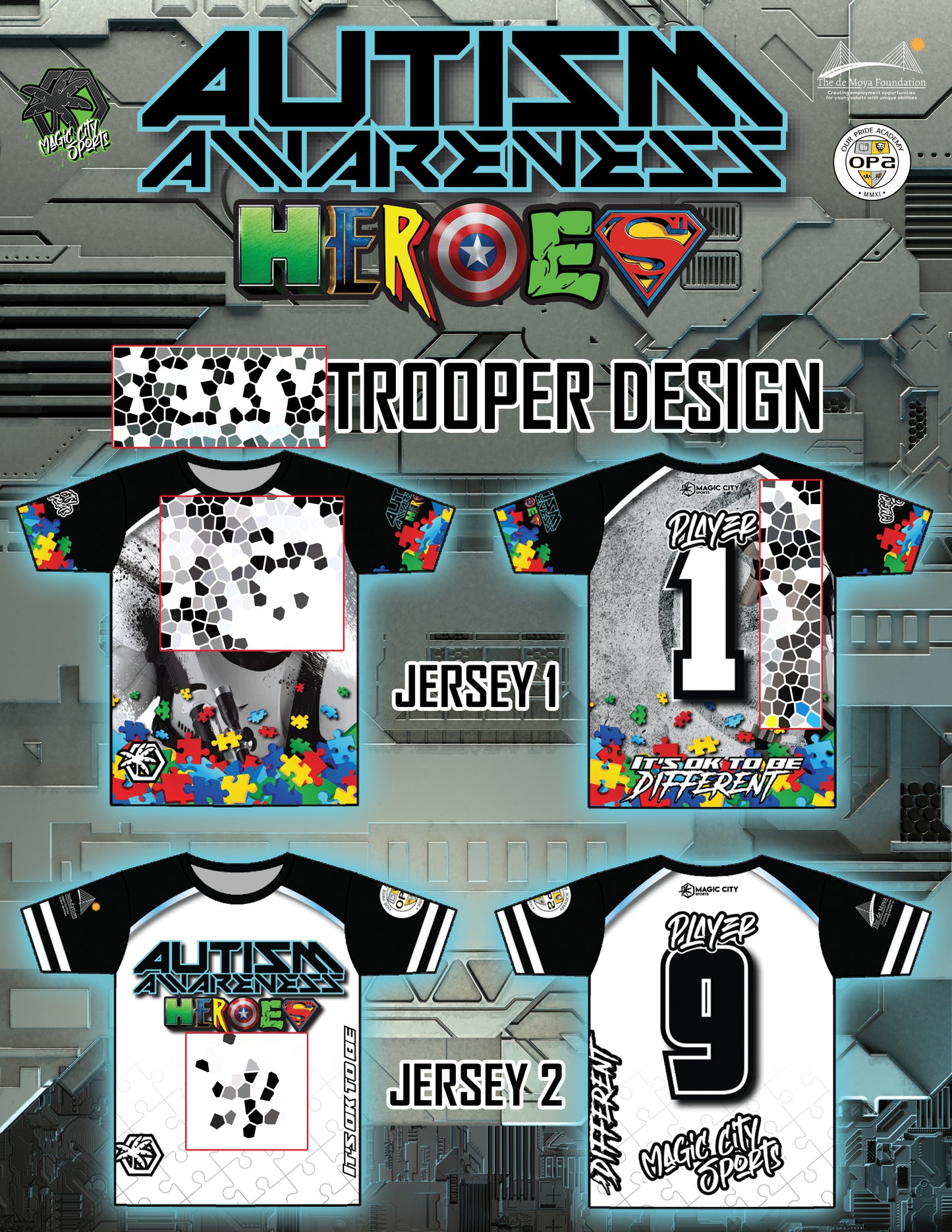 Autism Heroes - Design 20 (STR)