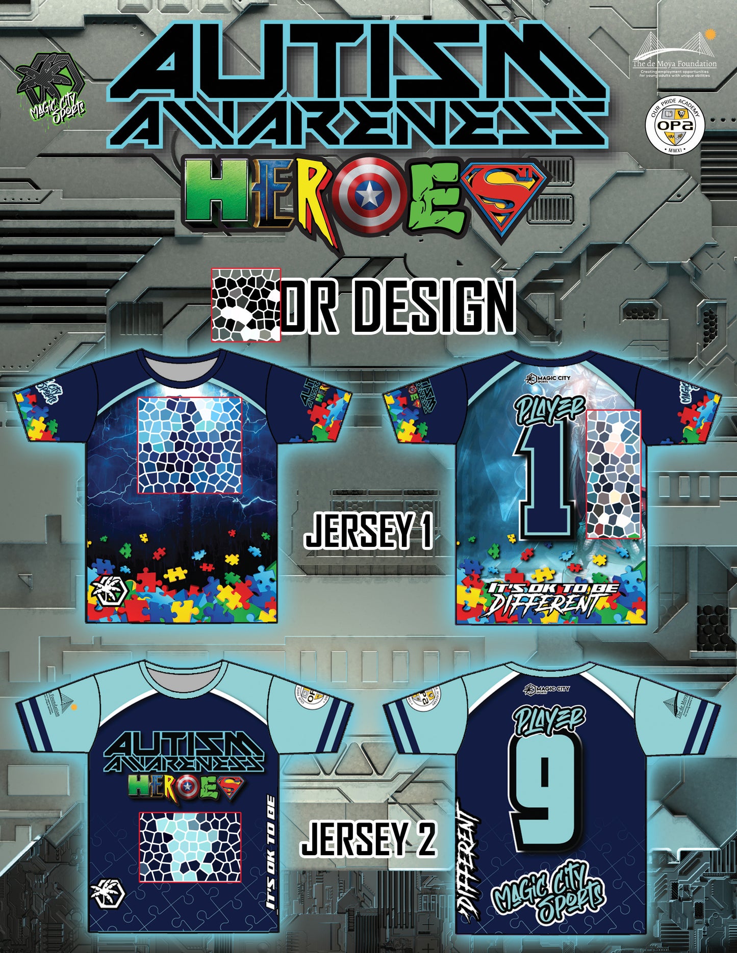 Autism Heroes - Design 24 (THR)