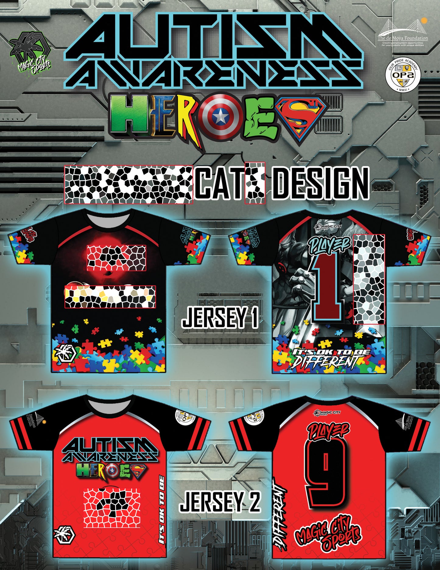 Autism Heroes - Design 25 (THC)