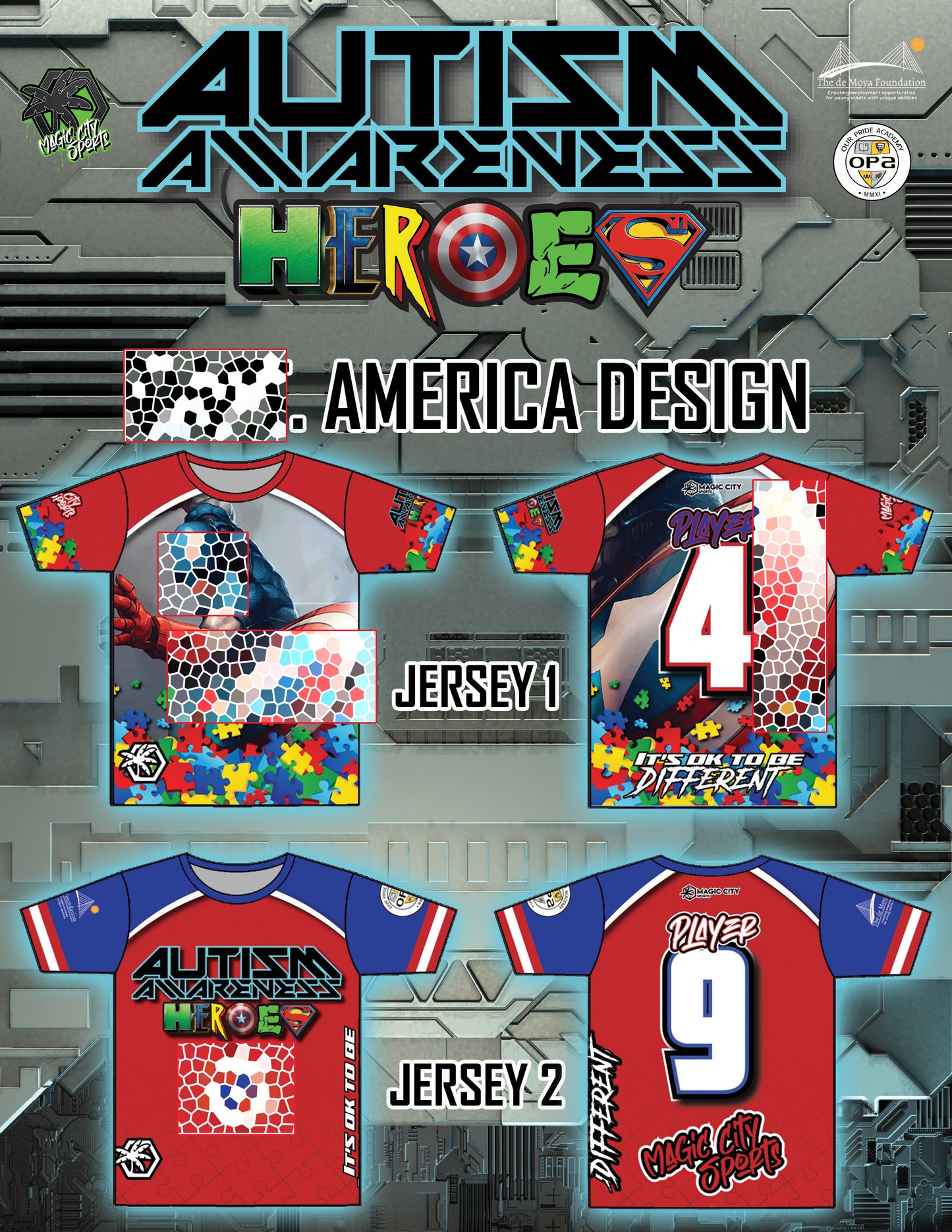 Autism Heroes - Design 6 (CPT)