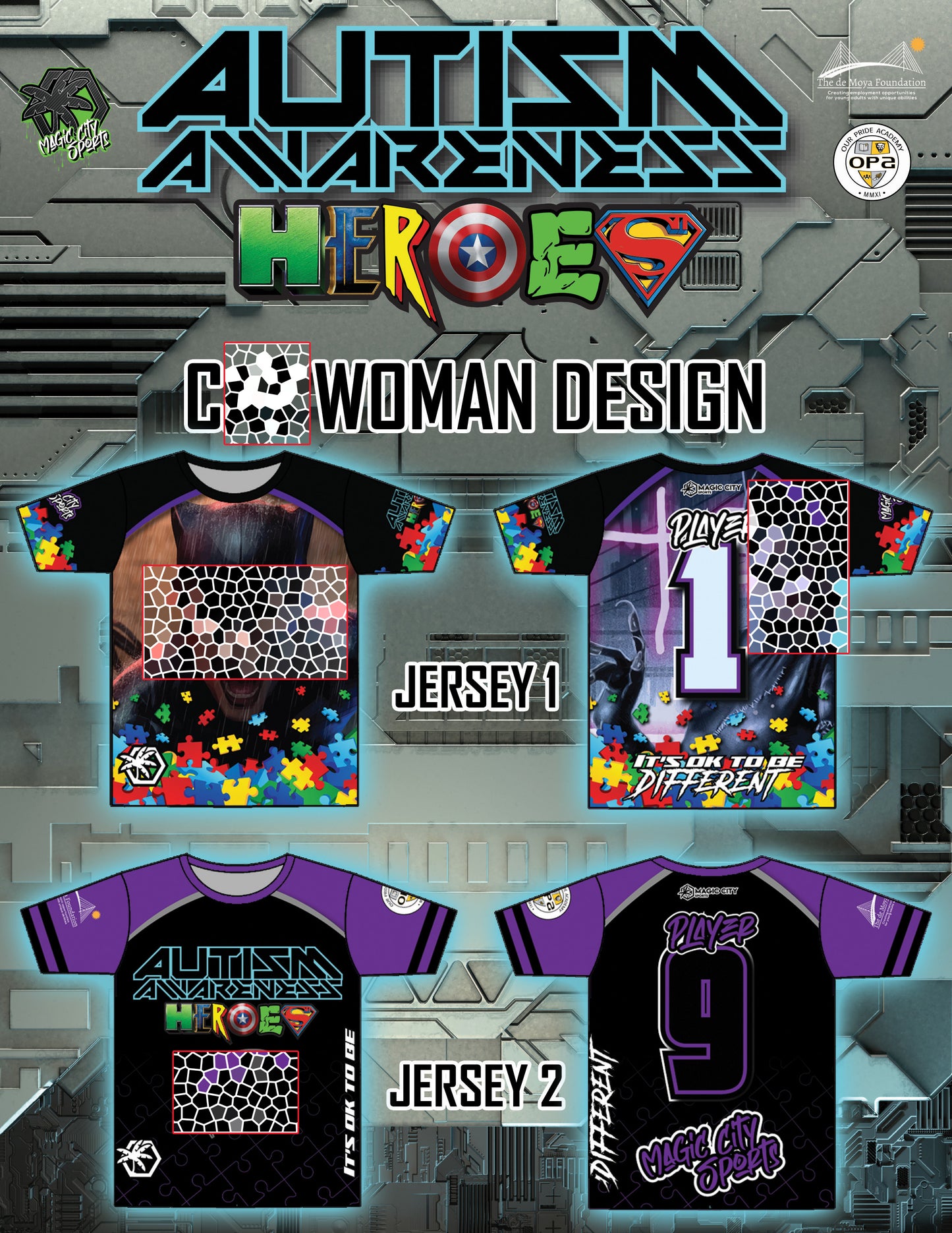 Autism Heroes - Design 7 (CAT)