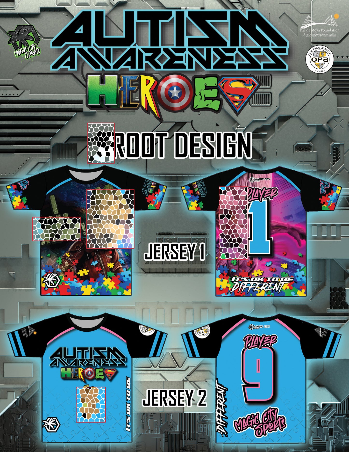 Autism Heroes - Design 12 (GRT)