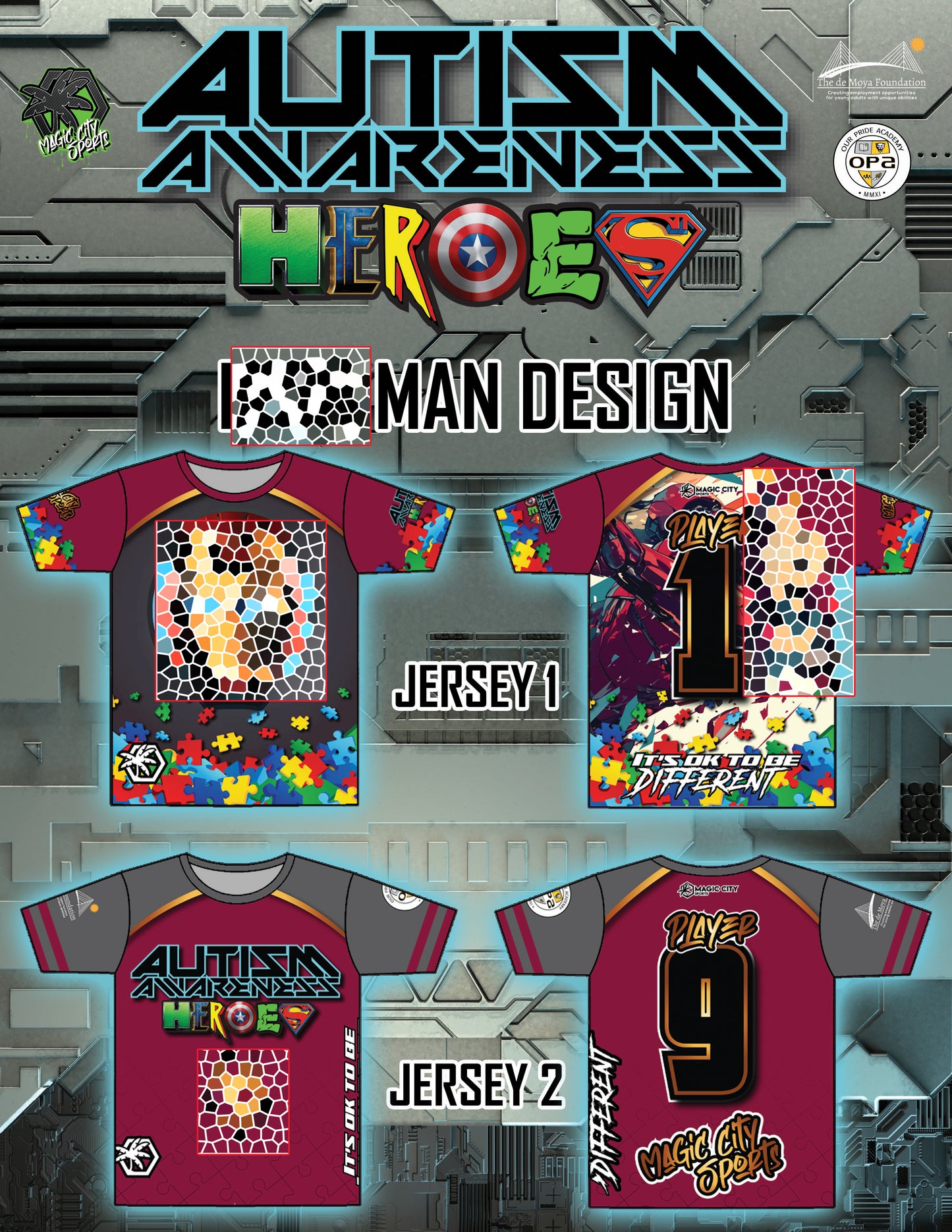 Autism Heroes - Design 14 (IRN)