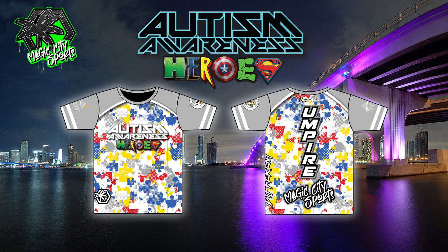 Autism Heroes - Umpire Shirt